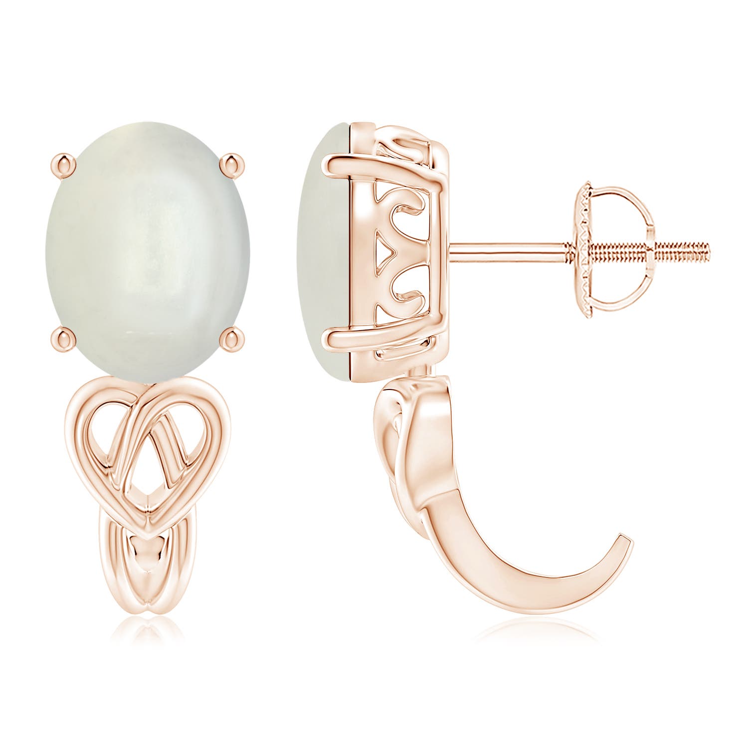 AAAA - Moonstone / 3.4 CT / 14 KT Rose Gold