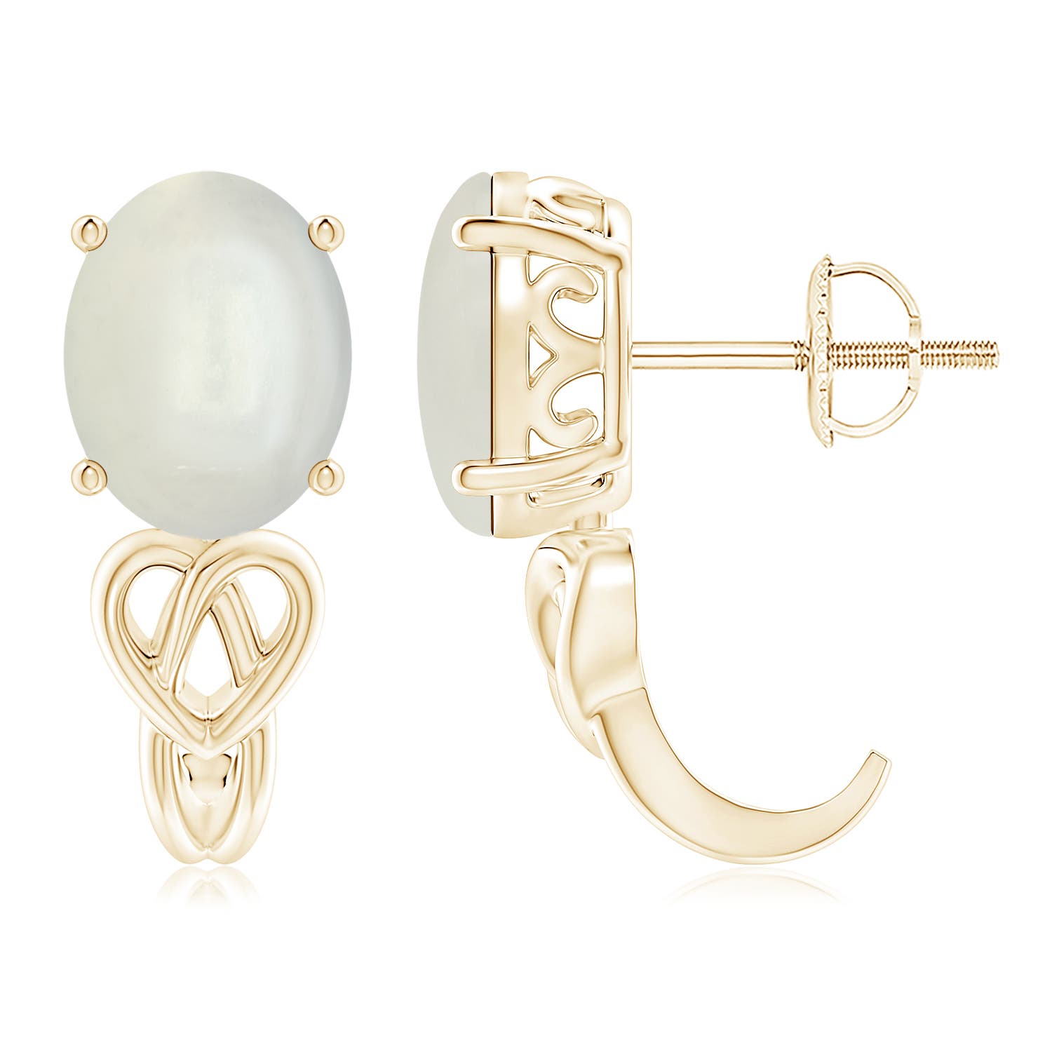 AAAA - Moonstone / 3.4 CT / 14 KT Yellow Gold