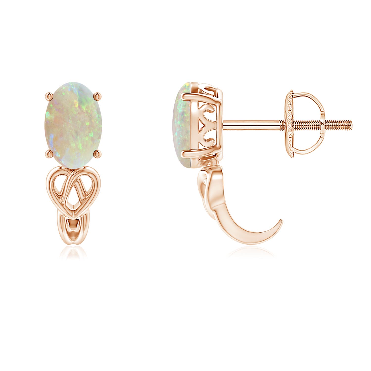 AAA - Opal / 0.56 CT / 14 KT Rose Gold