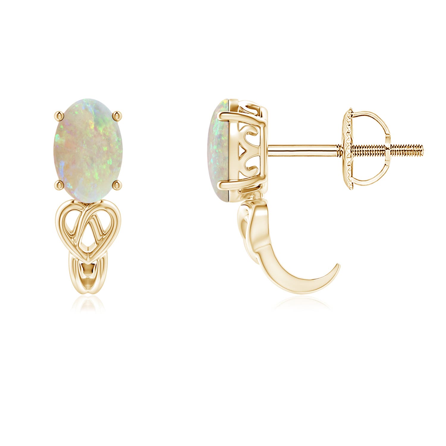 AAA - Opal / 0.56 CT / 14 KT Yellow Gold