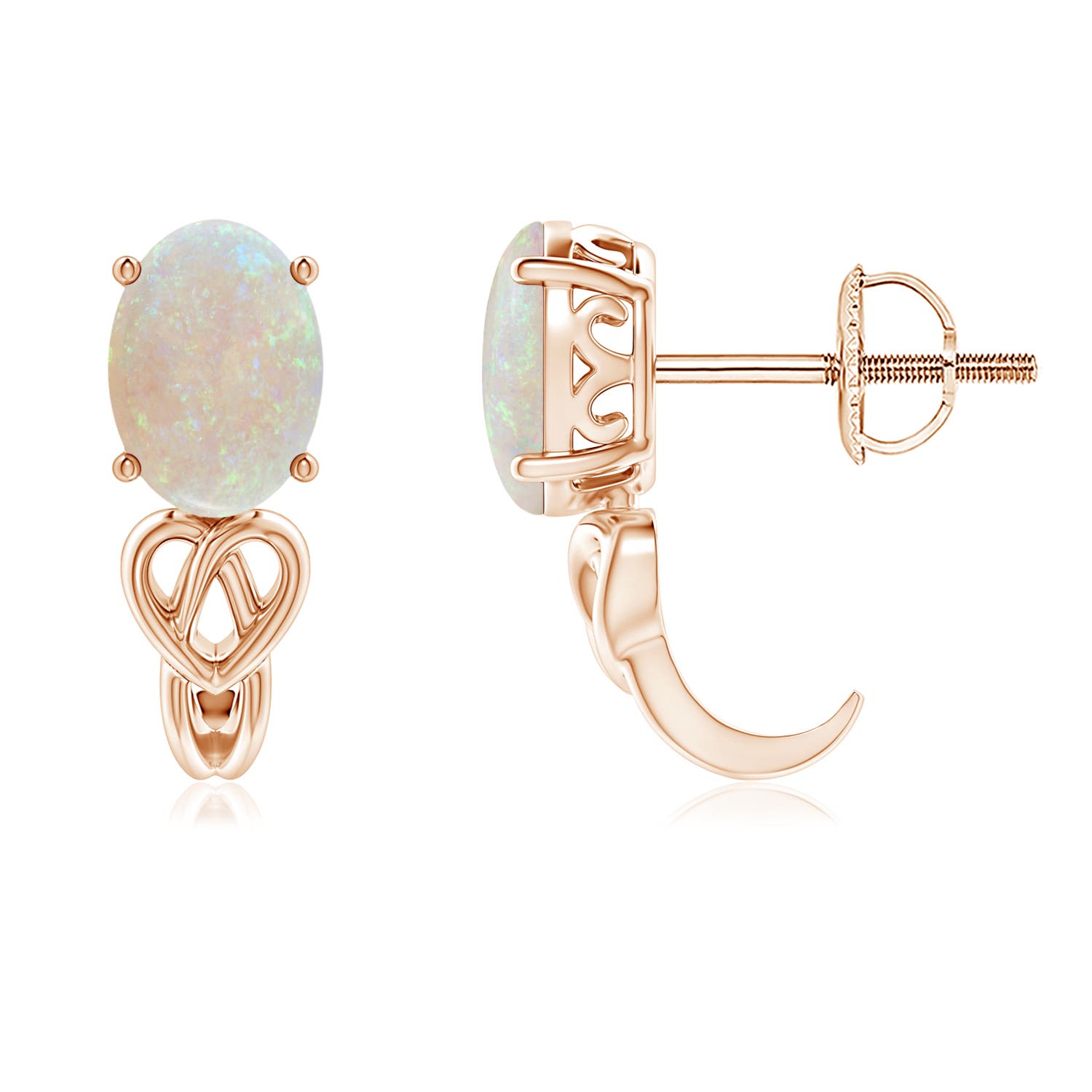 AA - Opal / 0.9 CT / 14 KT Rose Gold