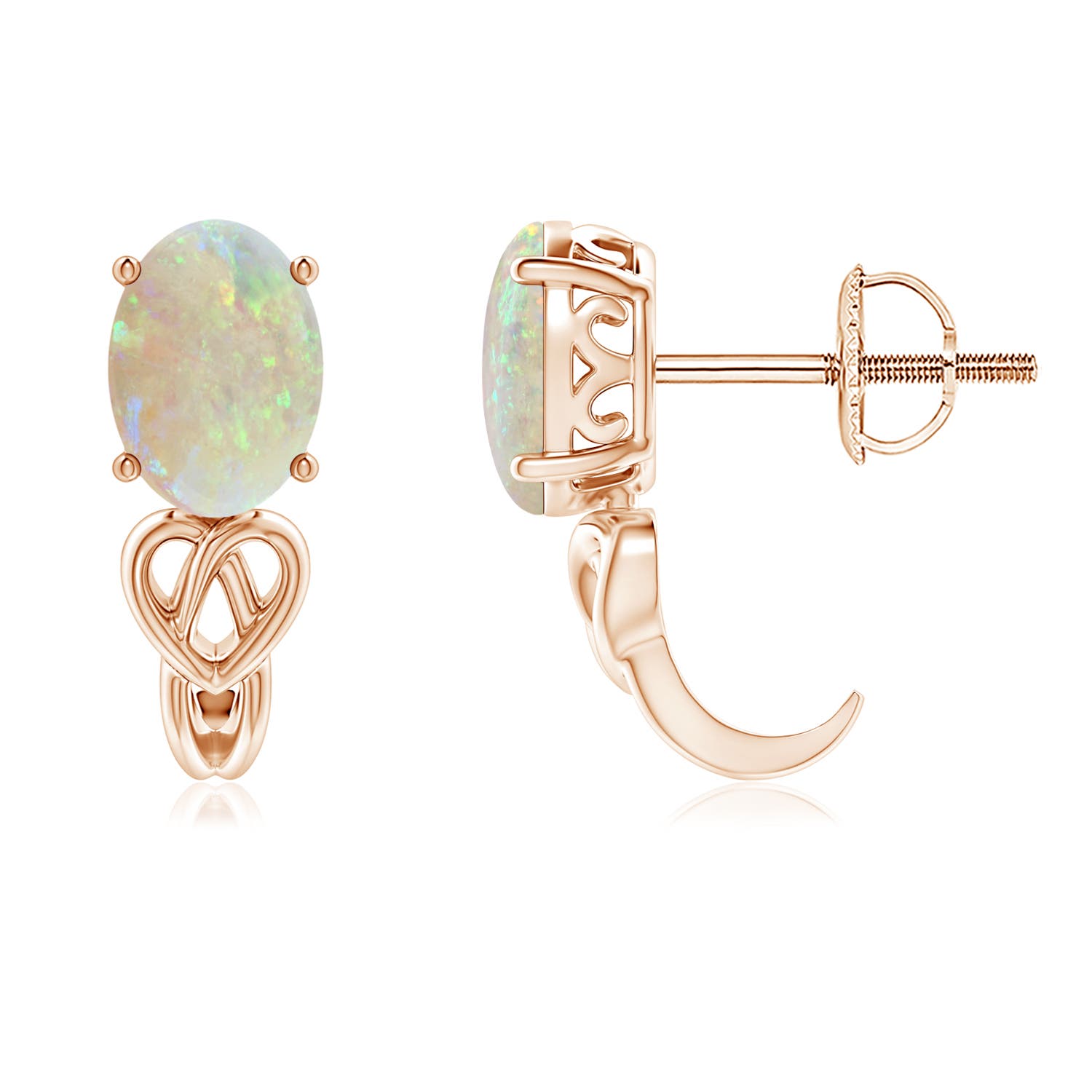 AAA - Opal / 0.9 CT / 14 KT Rose Gold