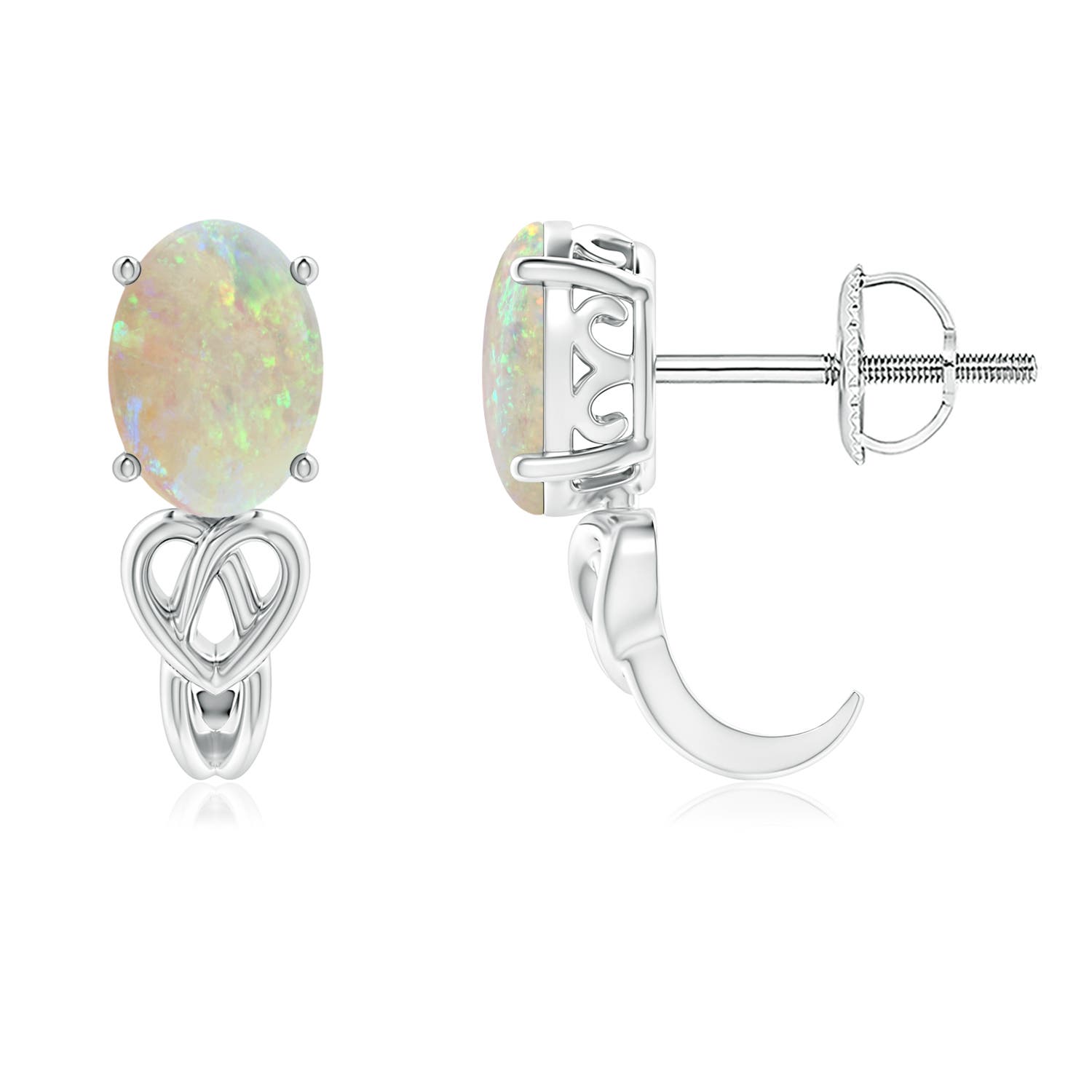 AAA - Opal / 0.9 CT / 14 KT White Gold