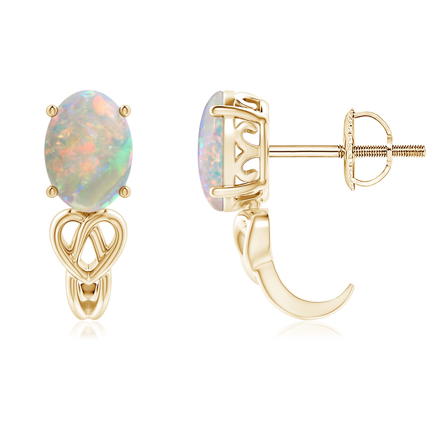 AAAA - Opal / 0.9 CT / 14 KT Yellow Gold