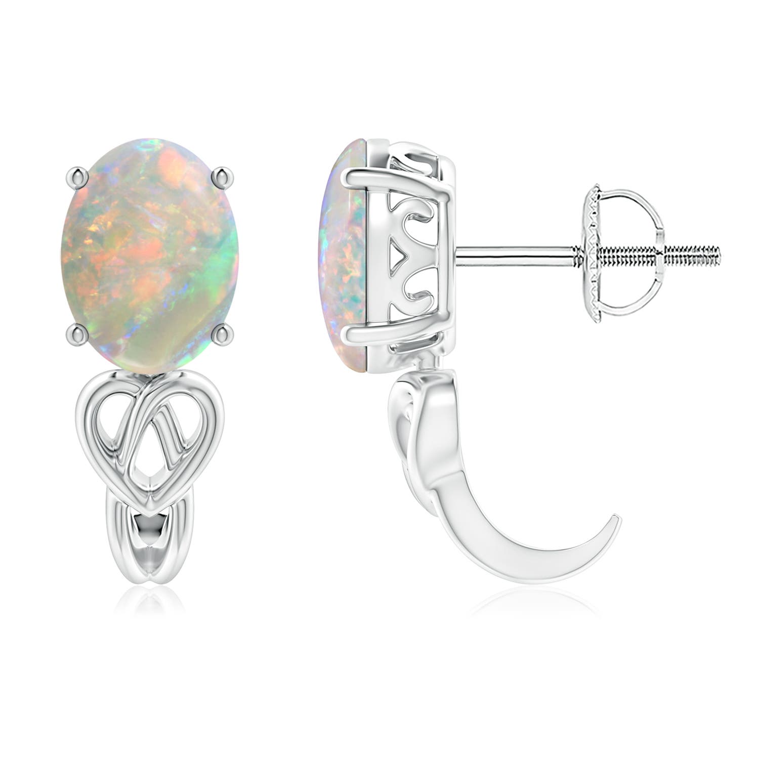 AAAA - Opal / 1.6 CT / 14 KT White Gold