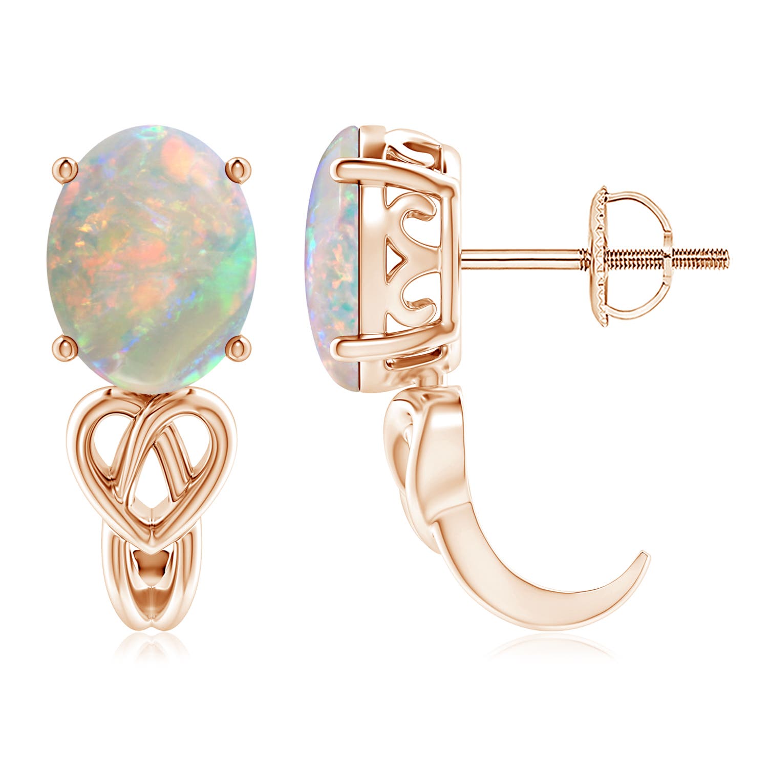 AAAA - Opal / 2.2 CT / 14 KT Rose Gold