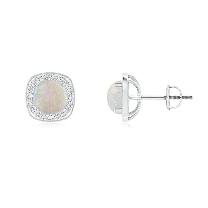 AA - Opal / 1.2 CT / 14 KT White Gold