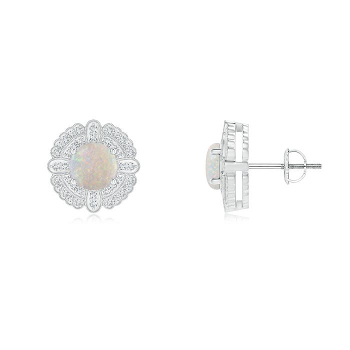 AA - Opal / 1.26 CT / 14 KT White Gold