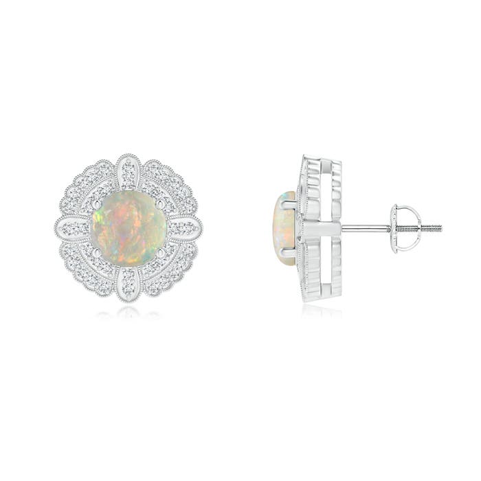 AAAA - Opal / 1.92 CT / 14 KT White Gold