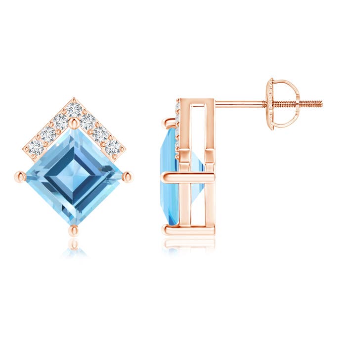 AA - Swiss Blue Topaz / 2.84 CT / 14 KT Rose Gold