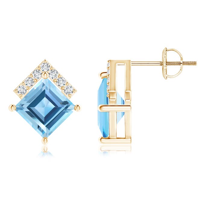 AA - Swiss Blue Topaz / 2.84 CT / 14 KT Yellow Gold