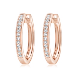 Hoops Diamond Hoop Earrings