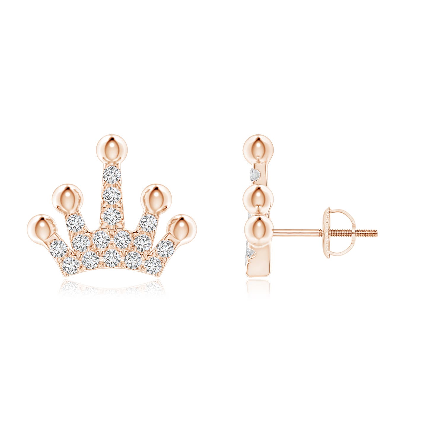 H, SI2 / 0.19 CT / 14 KT Rose Gold