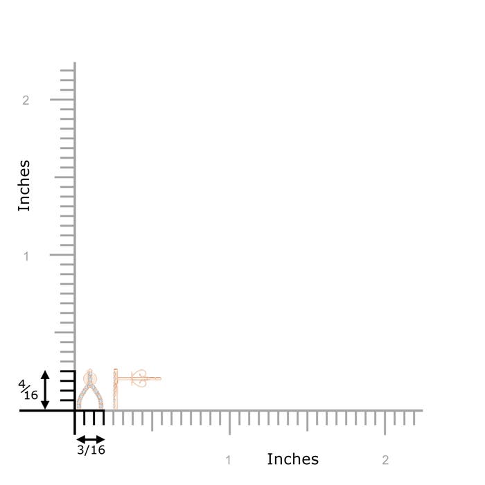 G, VS2 / 0.04 CT / 14 KT Rose Gold