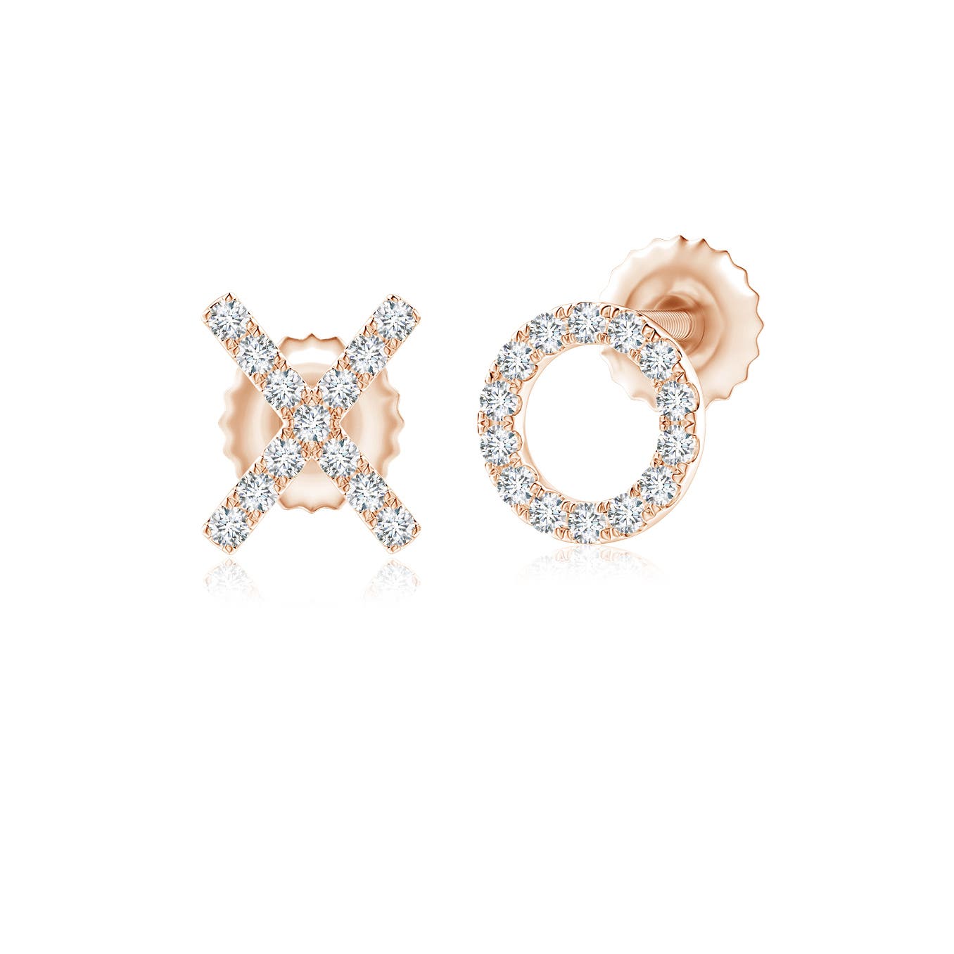 F-G, VS / 0.11 CT / 14 KT Rose Gold