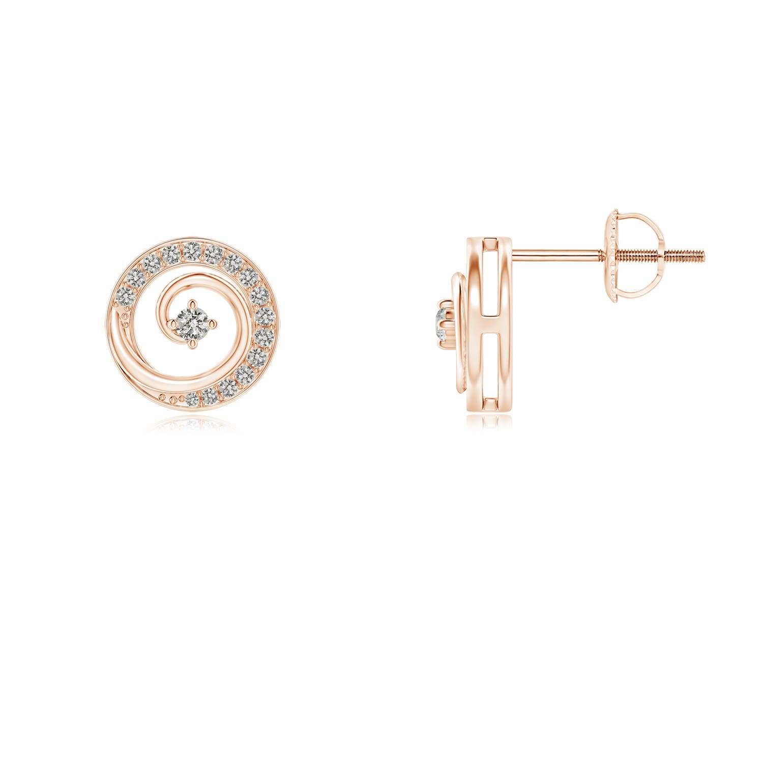 K, I3 / 0.19 CT / 14 KT Rose Gold