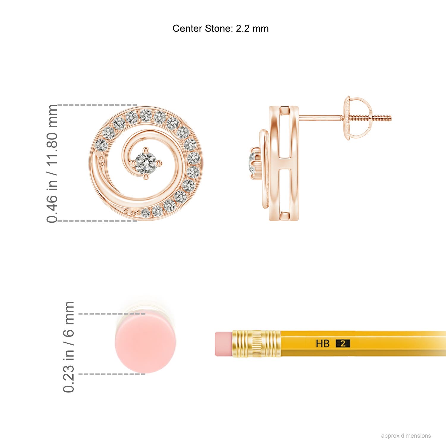 K, I3 / 0.33 CT / 14 KT Rose Gold