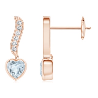 Heart A Aquamarine