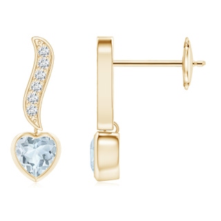 Heart A Aquamarine