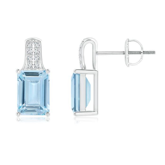 AA - Aquamarine / 1.68 CT / 14 KT White Gold