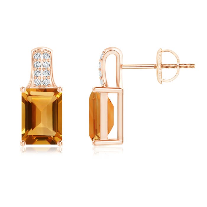 AA - Citrine / 2.18 CT / 14 KT Rose Gold