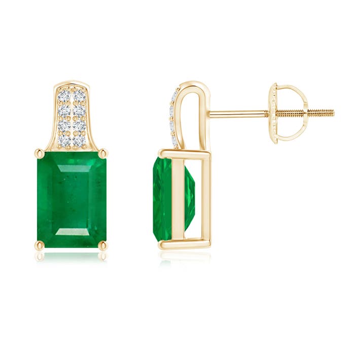 AA - Emerald / 2.08 CT / 14 KT Yellow Gold