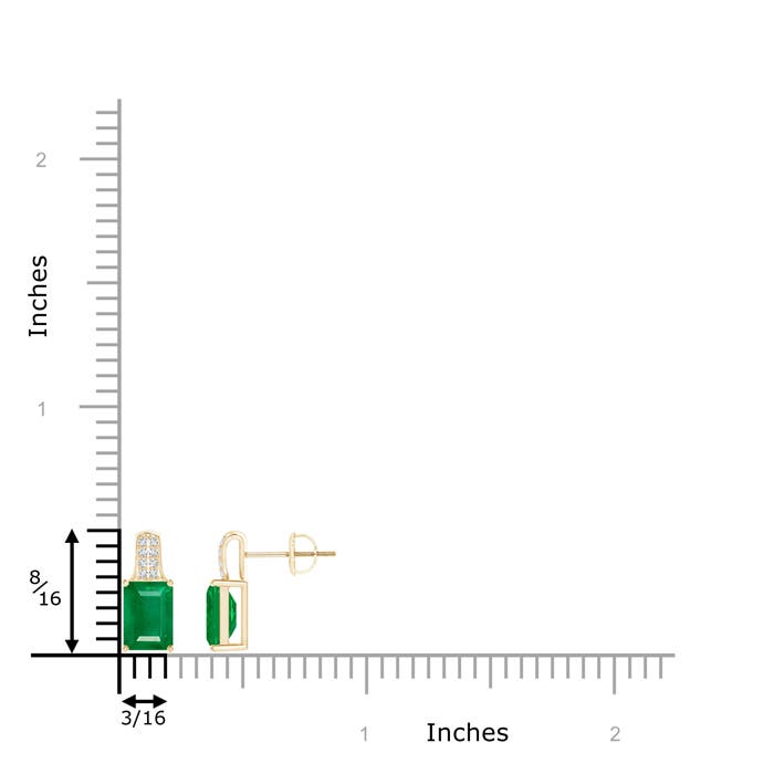 AA - Emerald / 2.08 CT / 14 KT Yellow Gold