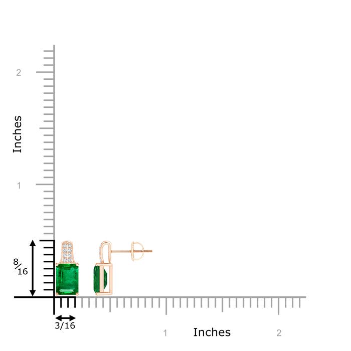 AAA - Emerald / 2.08 CT / 14 KT Rose Gold