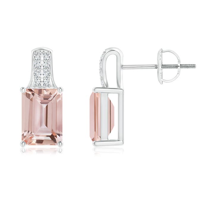 AAA - Morganite / 1.88 CT / 14 KT White Gold