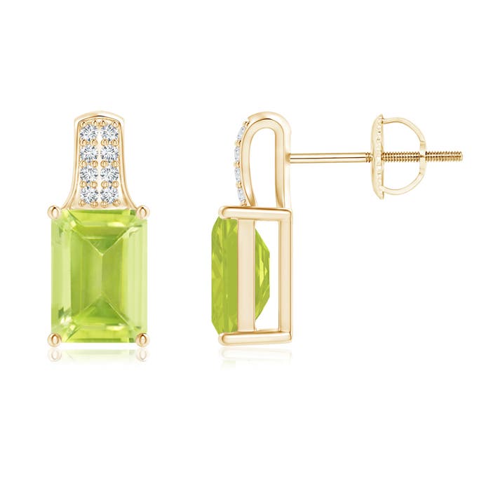 A - Peridot / 2.08 CT / 14 KT Yellow Gold