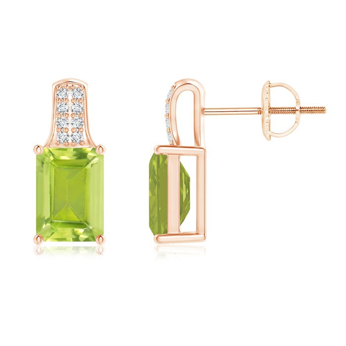 AA - Peridot / 2.08 CT / 14 KT Rose Gold