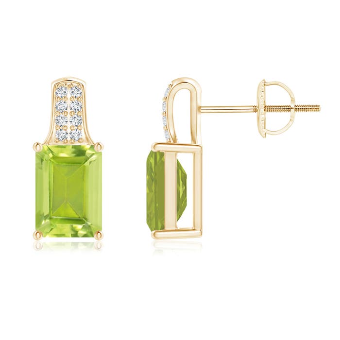 AA - Peridot / 2.08 CT / 14 KT Yellow Gold