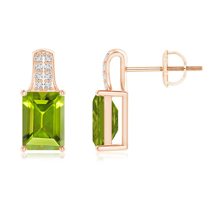 AAA - Peridot / 2.08 CT / 14 KT Rose Gold