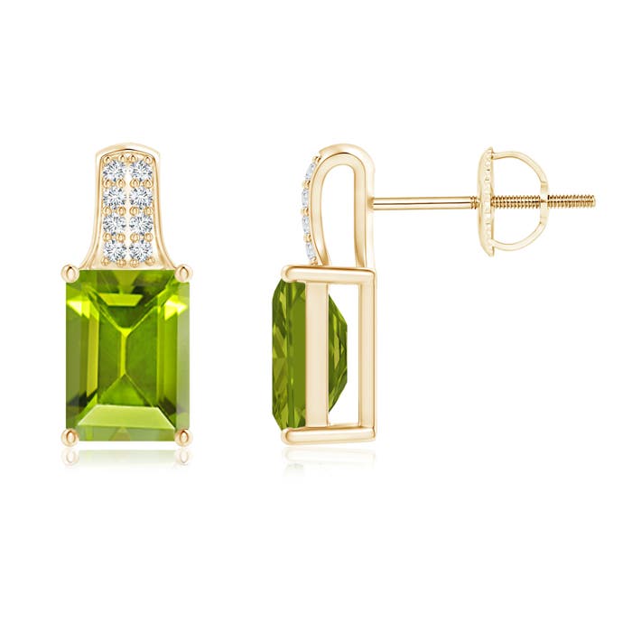 AAA - Peridot / 2.08 CT / 14 KT Yellow Gold