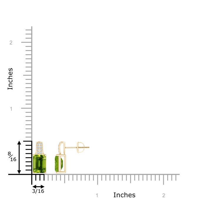 AAAA - Peridot / 2.08 CT / 14 KT Yellow Gold