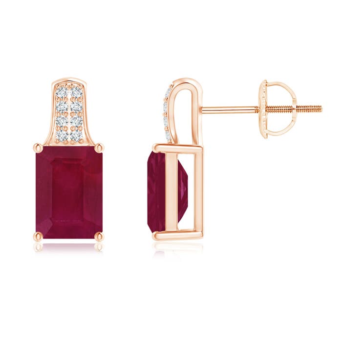 A - Ruby / 2.08 CT / 14 KT Rose Gold