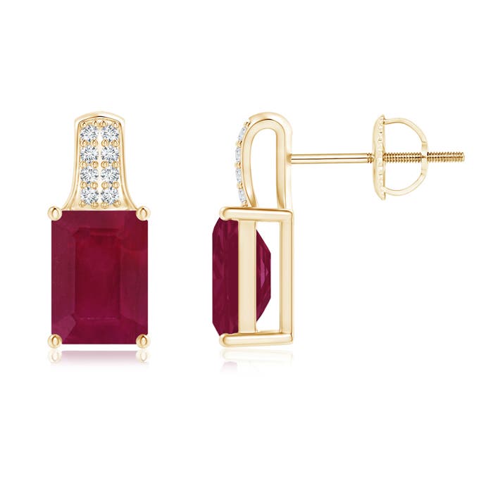 A - Ruby / 2.08 CT / 14 KT Yellow Gold