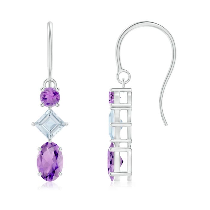 A - Amethyst / 1.44 CT / 14 KT White Gold