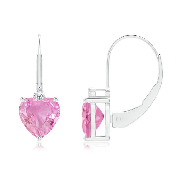 A - Pink Sapphire / 1.63 CT / 14 KT White Gold