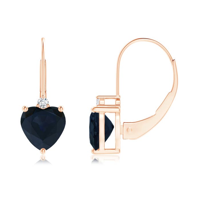 A - Blue Sapphire / 1.73 CT / 14 KT Rose Gold