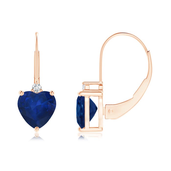 AA - Blue Sapphire / 1.73 CT / 14 KT Rose Gold