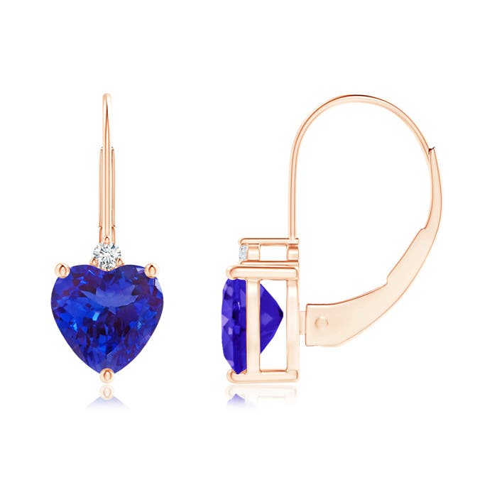 AAAA - Tanzanite / 1.63 CT / 14 KT Rose Gold