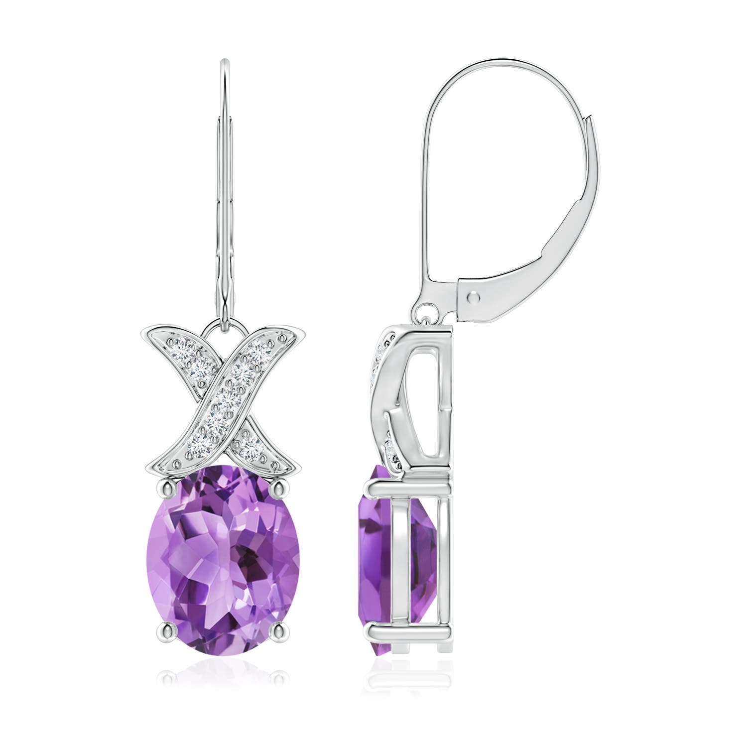 A - Amethyst / 4.69 CT / 14 KT White Gold