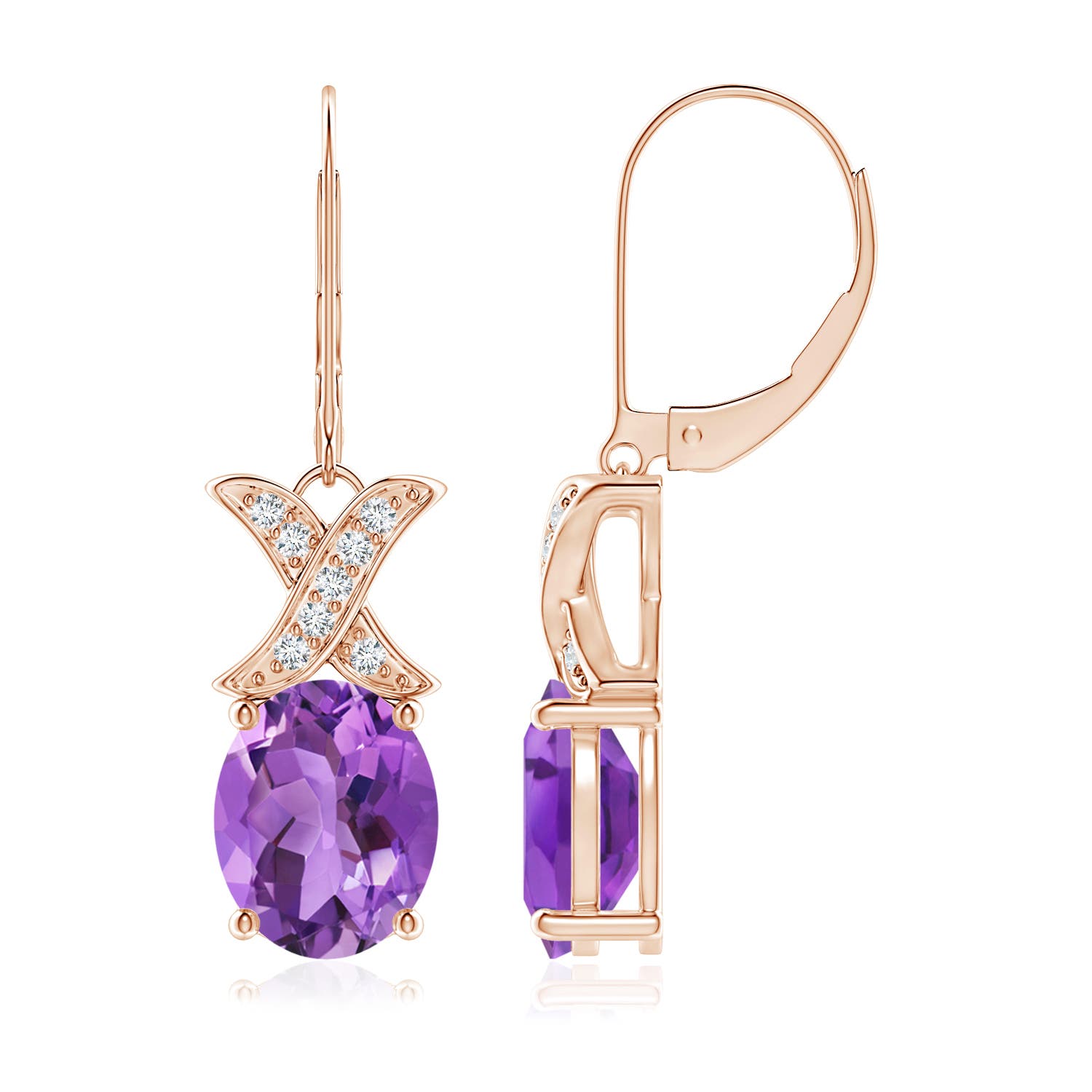 AA - Amethyst / 4.69 CT / 14 KT Rose Gold