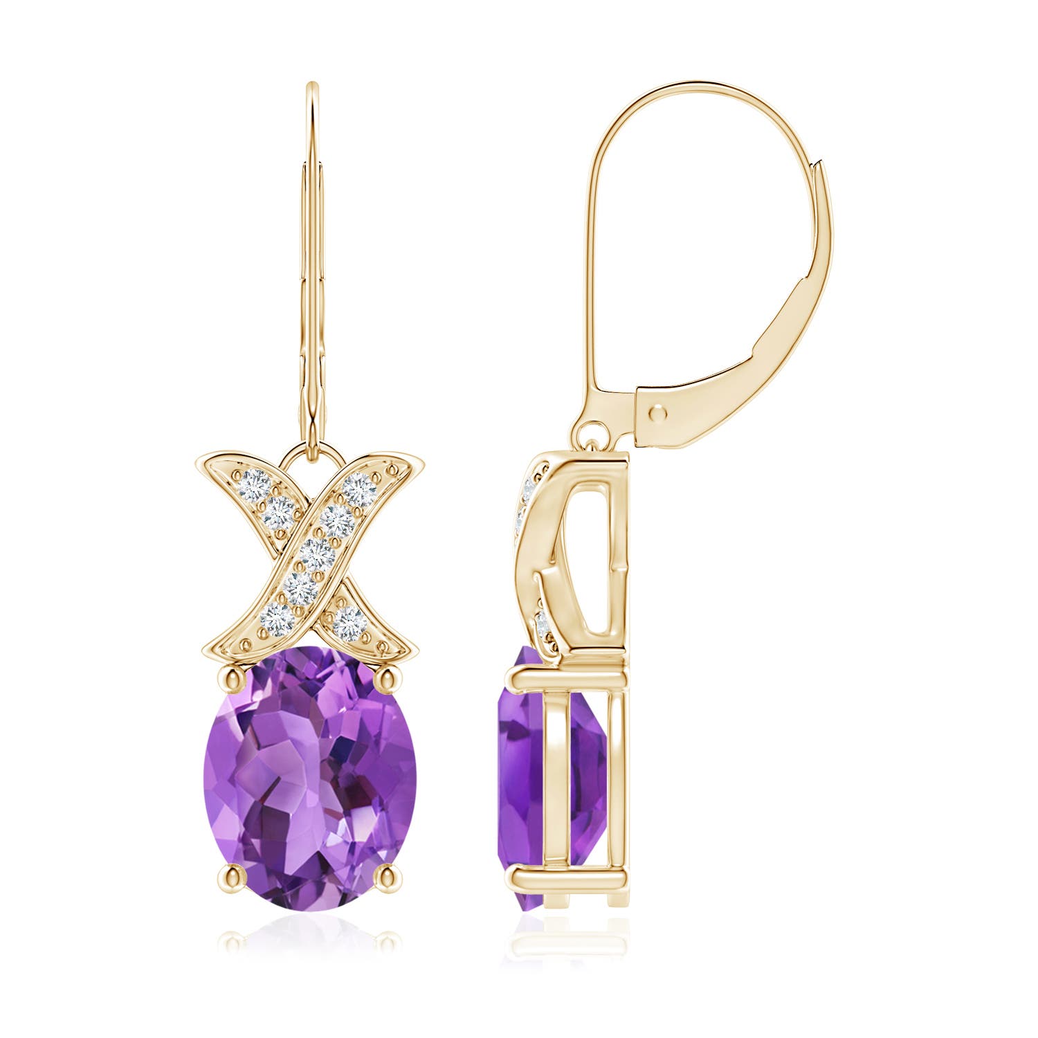 AA - Amethyst / 4.69 CT / 14 KT Yellow Gold