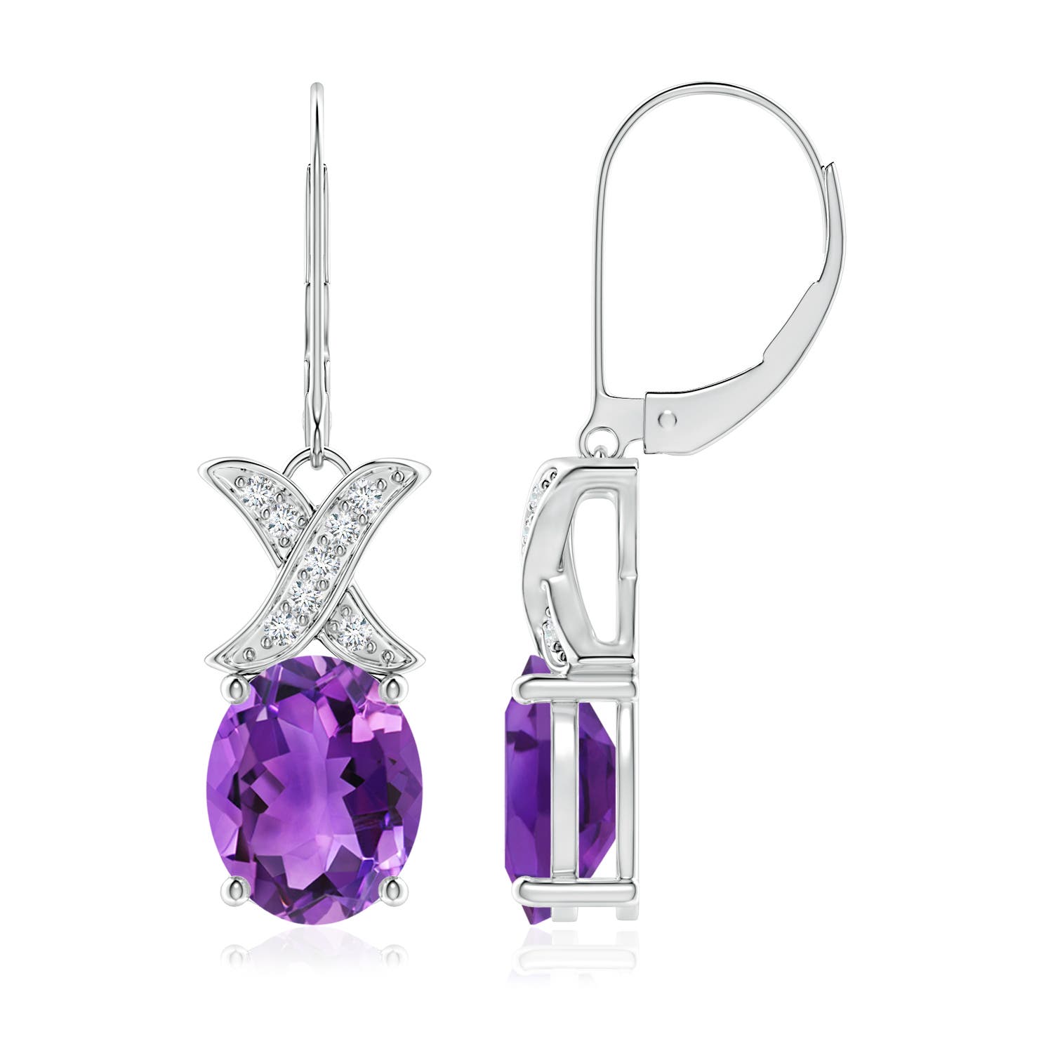 AAA - Amethyst / 4.69 CT / 14 KT White Gold