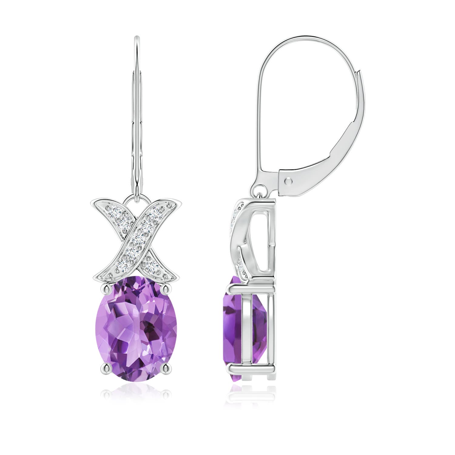 A - Amethyst / 3.3 CT / 14 KT White Gold