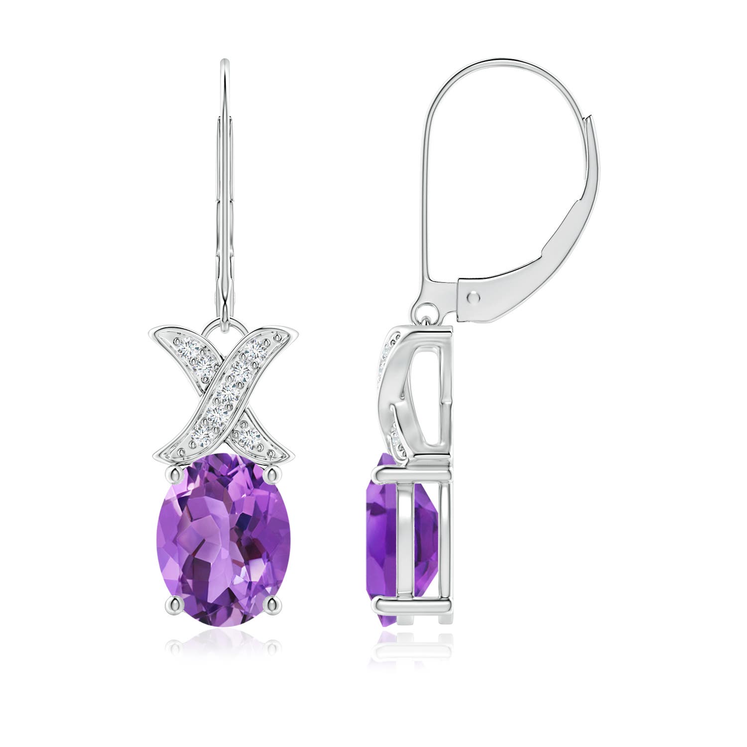 AA - Amethyst / 3.3 CT / 14 KT White Gold