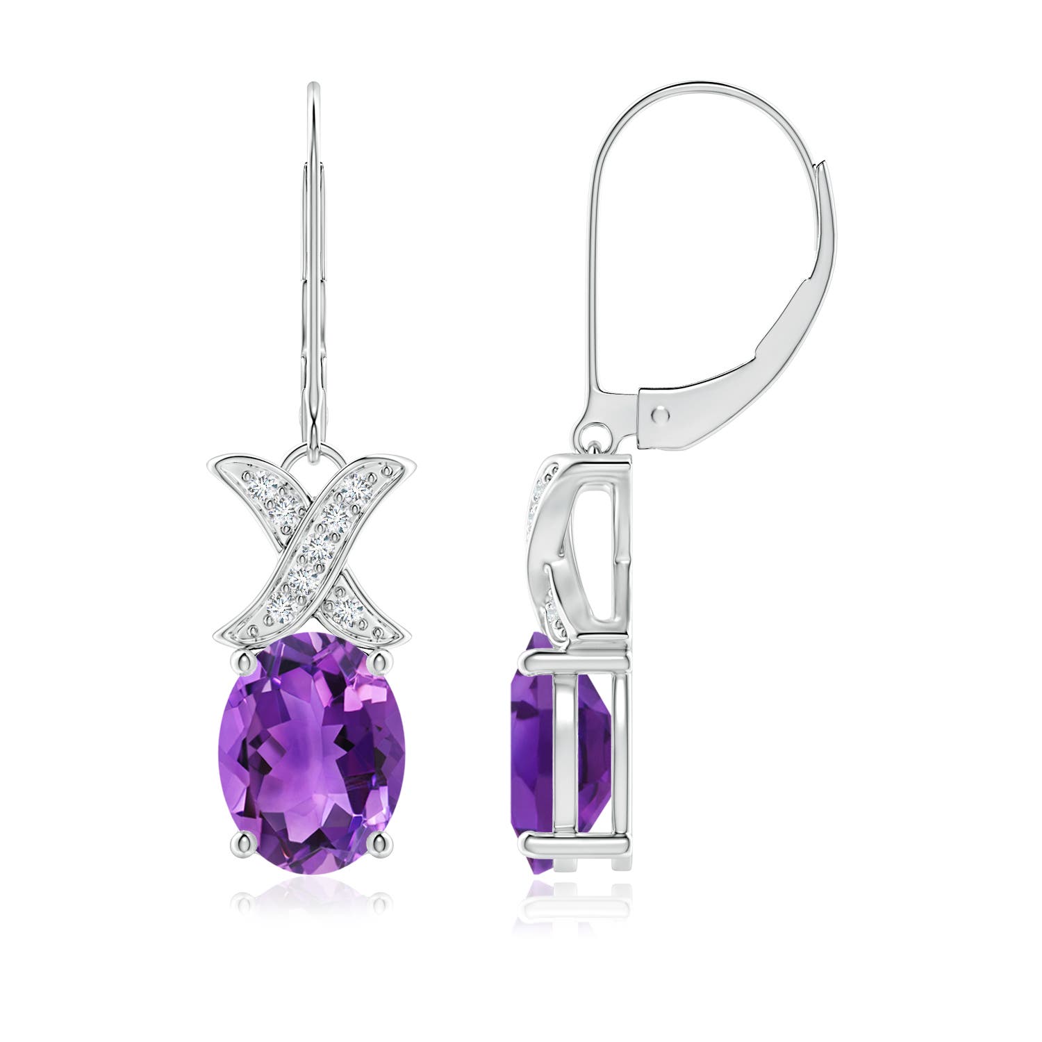 AAA - Amethyst / 3.3 CT / 14 KT White Gold