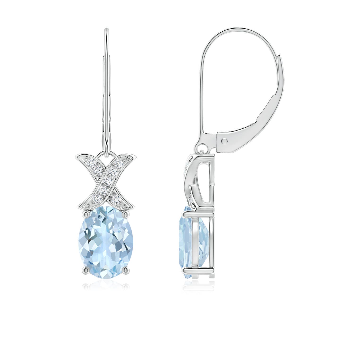 AA - Aquamarine / 2.08 CT / 14 KT White Gold